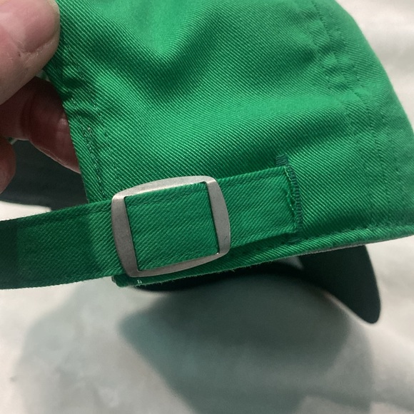 🆕 NHL Anaheim Ducks Fanatics Green Plaid Ball Hat, Snap Strap Adjustable🍀 - Picture 9 of 10